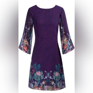 Grace Karin women’s Formal Chiffon Dress - purple S